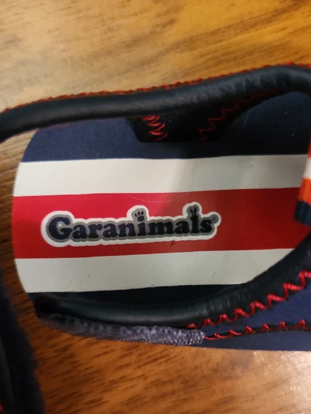 Garanimals Navy and Red Striped Baby Water Shoes